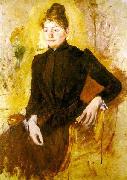 Mary Cassatt Woman in Black France oil painting artist